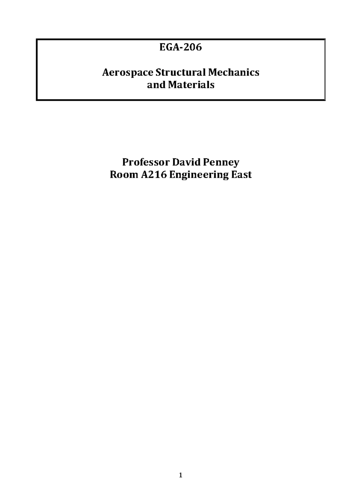 Aerospace Structural Mechanics & Materials: Comprehensive Study Guide ...