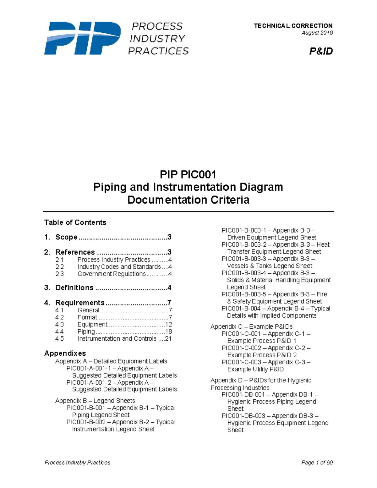 PIP Documentation Guidelines for Piping and Instrumentation Diagrams ...