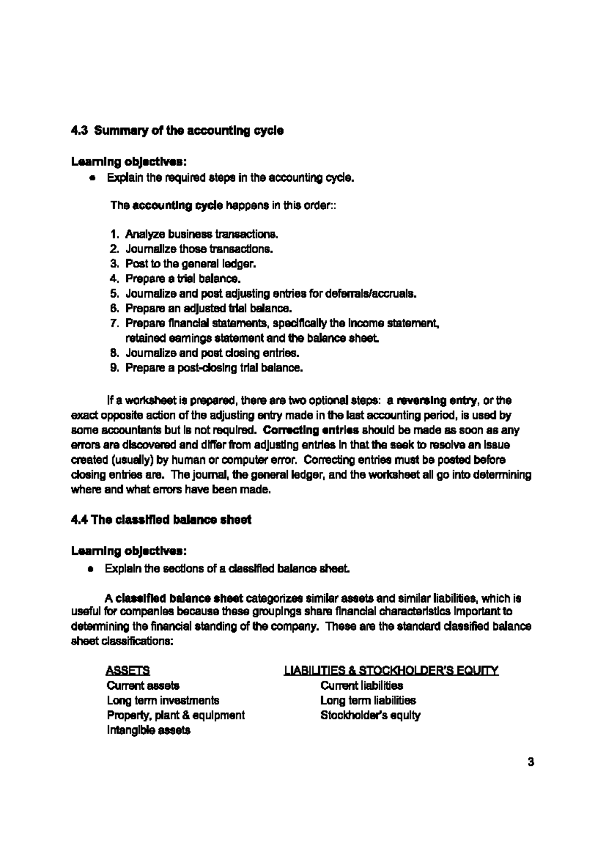 2- Chapter 4: Completing the Accounting Cycle Summary and Key Steps ...