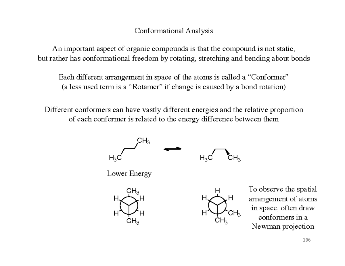 8-conformational - Organic Chemistry Conformation - An important aspect ...