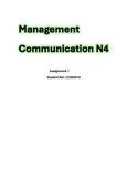 Entrepreneurship & Business Management N4 - Assignment 1 Submission ...