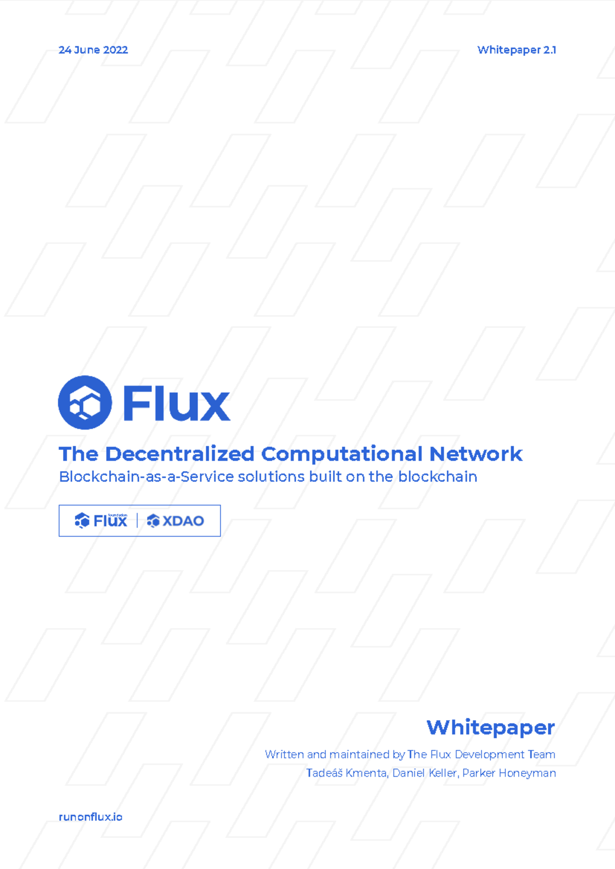 Flux - The Decentralized Computational Network Whitepaper 2 - Studocu