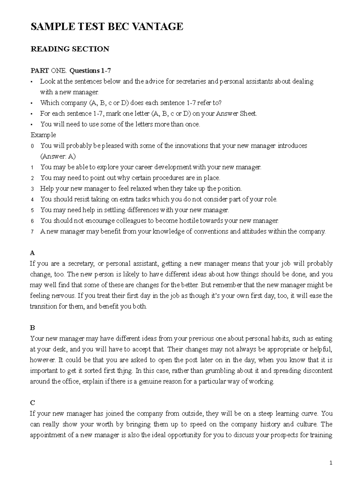 BEC- Vantage-Sample-test Reading THTH - SAMPLE TEST BEC VANTAGE READING ...