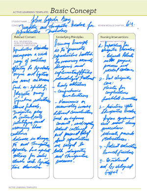 Template med surg 5 - good - ACTIVE LEARNING TEMPLATES Basic Concept ...