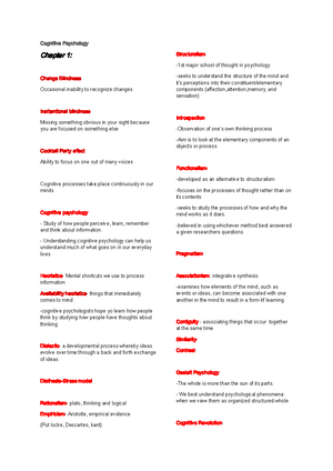 Chapter 3 Visual Perception - PSYCH12X | CHAPTER 3 Perception: The set ...