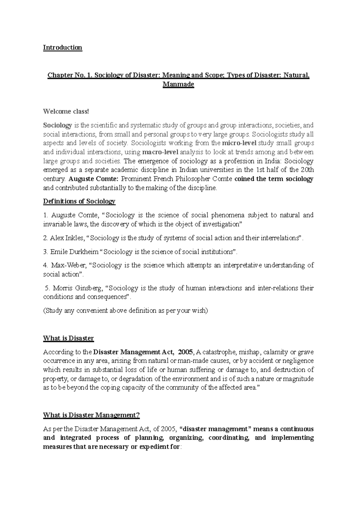 SOD-Chapter 1 - This is for oe course - Introduction Chapter No. 1 ...