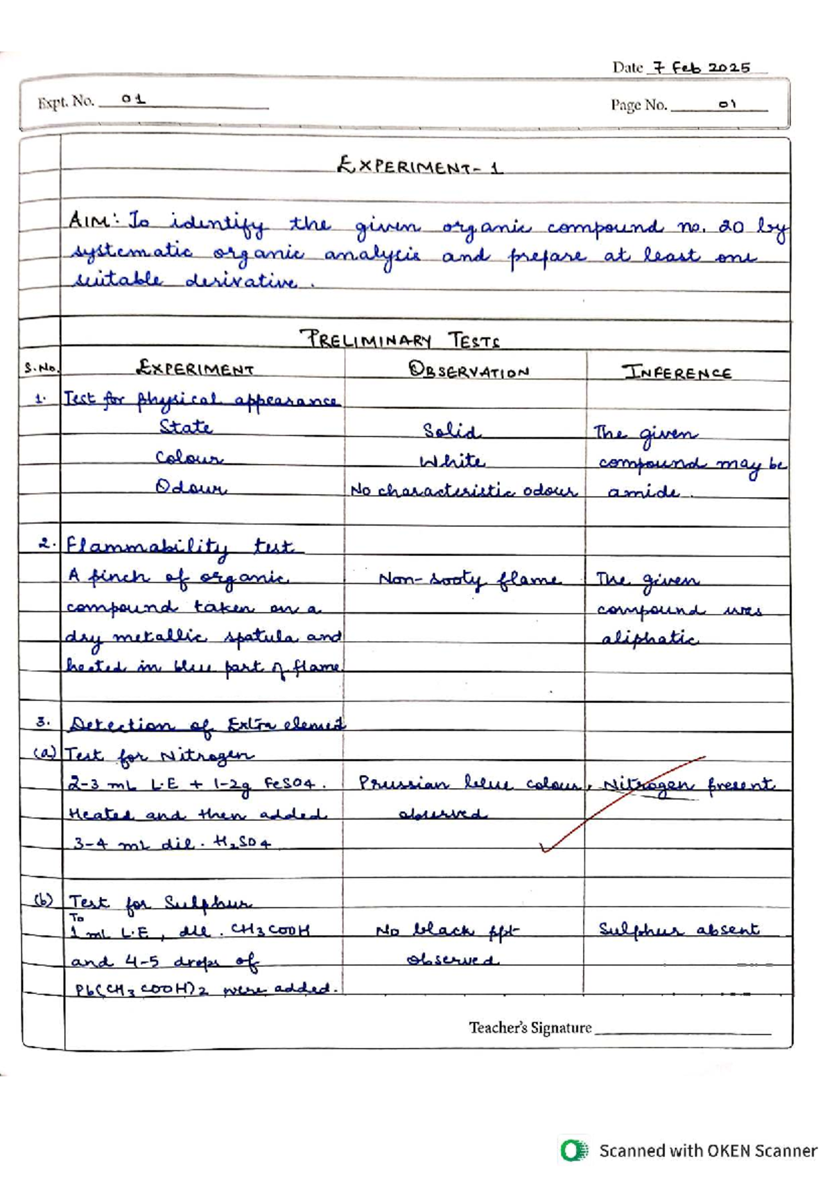 OC Practical 6 - Organic Chemistry Experiment Notes - Studocu