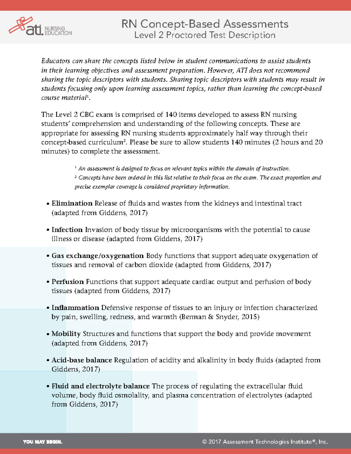 Level 2 CBC Exam Overview and Concepts - Studocu