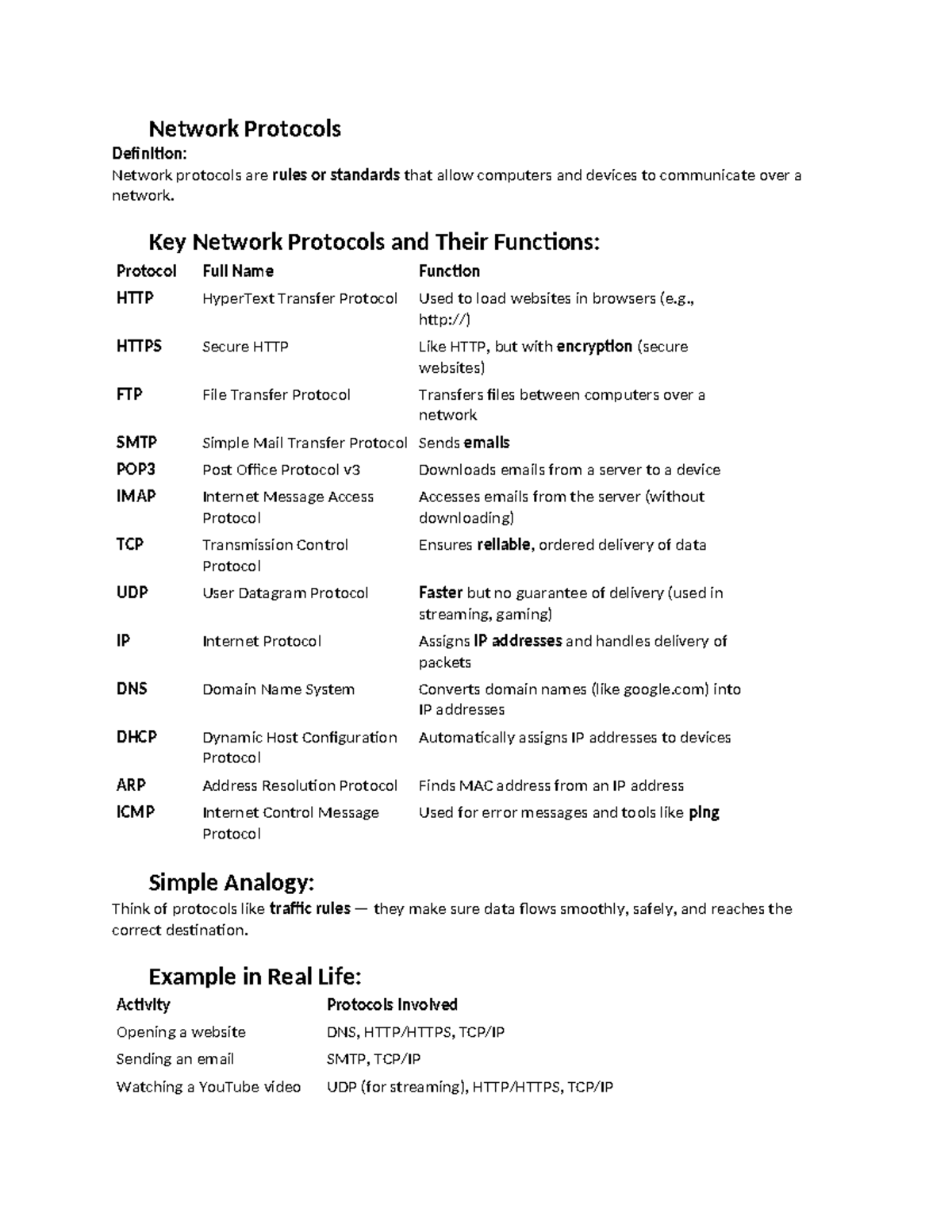 LONG QUIZ 2 Reviewer: Network Protocols and Addressing Concepts - Studocu