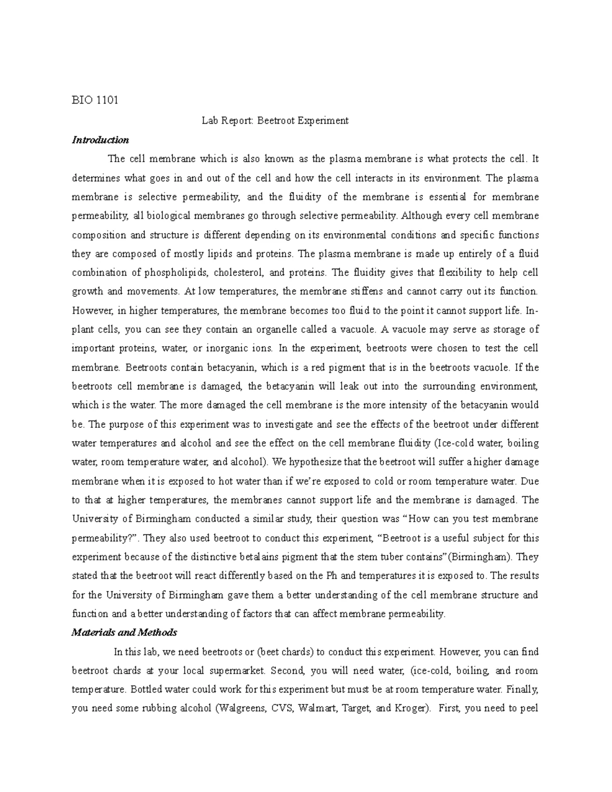 Emission Spectra Lab Report - Used in the experiment to place on ...