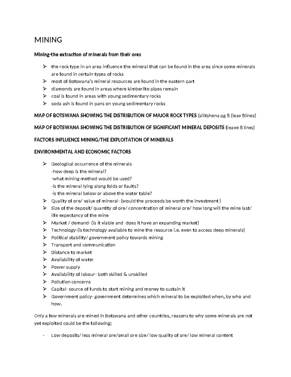 Botswana Mining Overview: Key Factors, Methods, and Economic Impact ...
