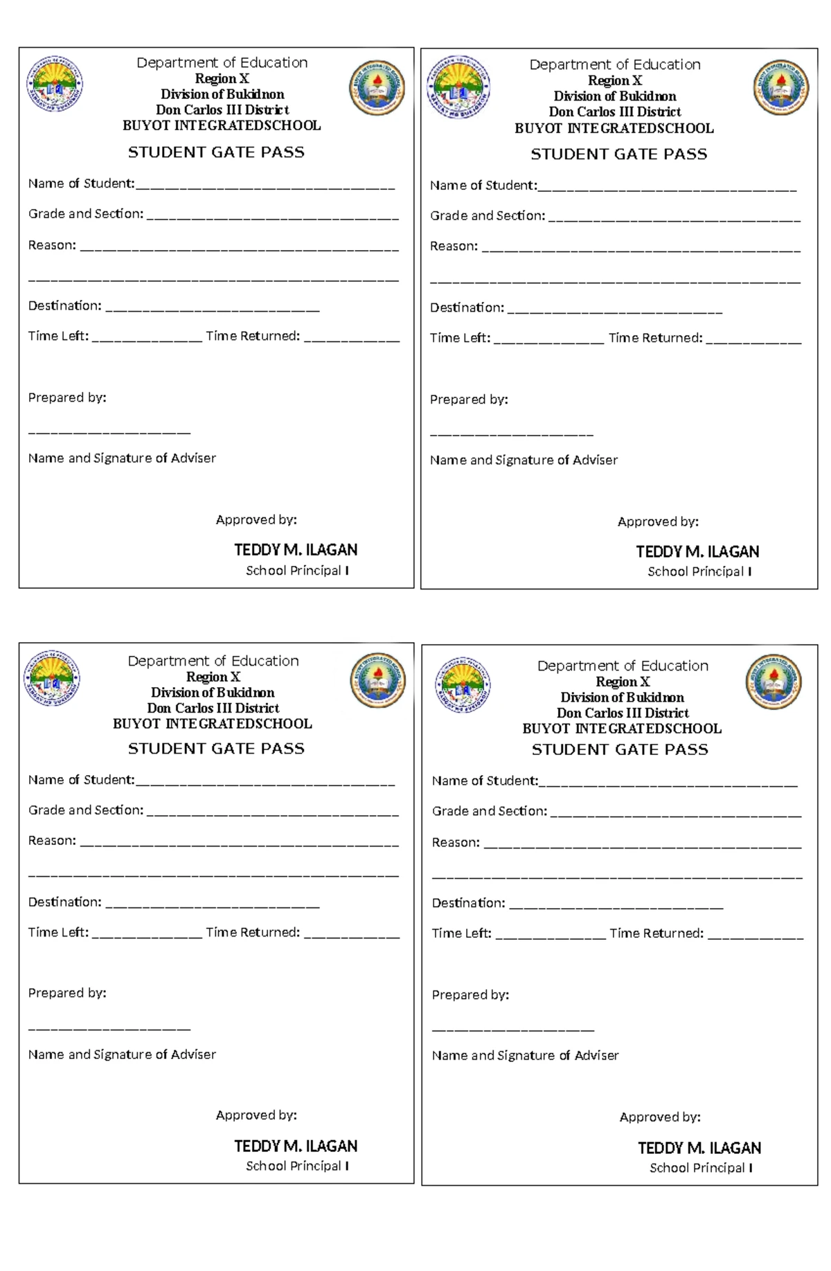 School Rules & Regulations Contract Signing - Buyot Integrated School ...