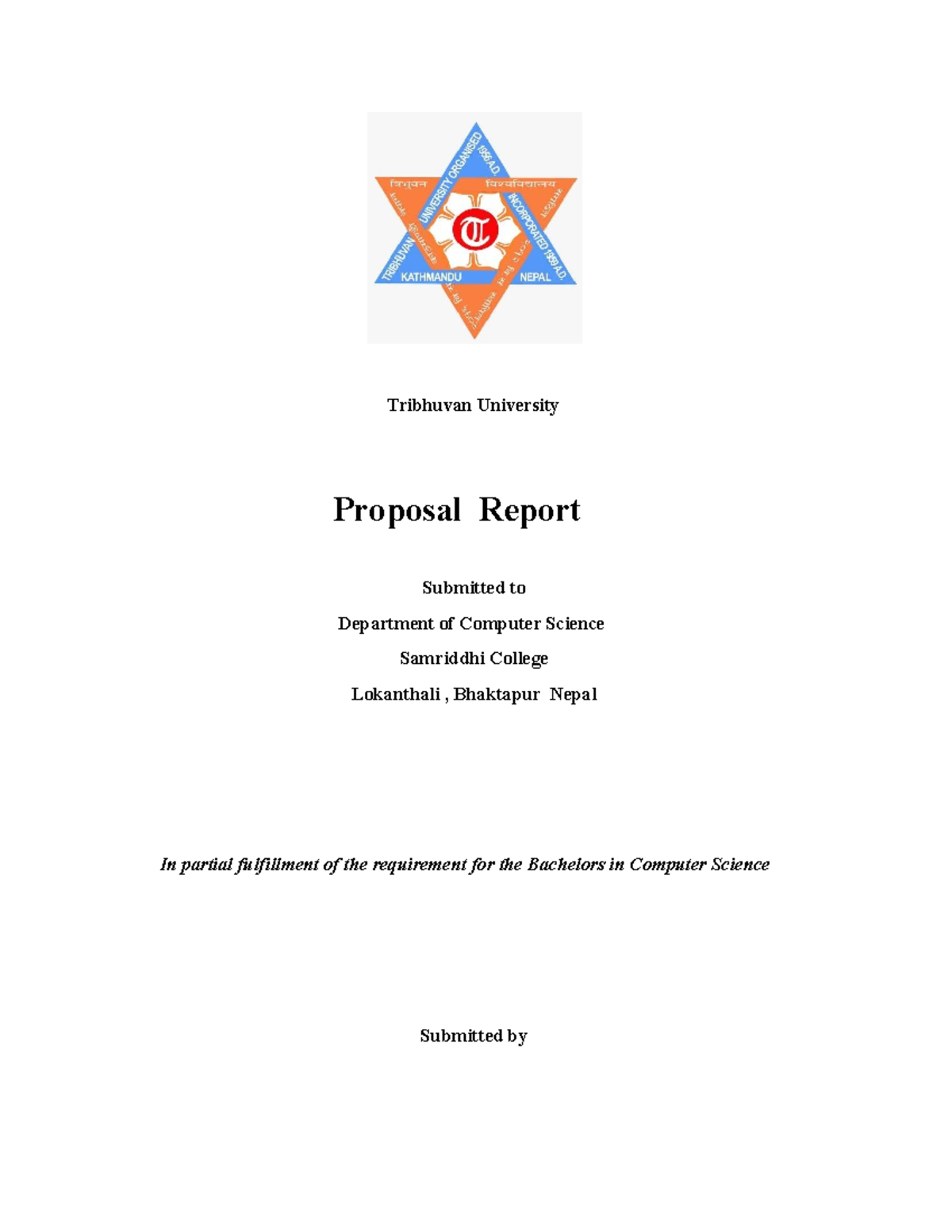 BSC 21224 - Proposal Report for Website & Tour Management System - Studocu