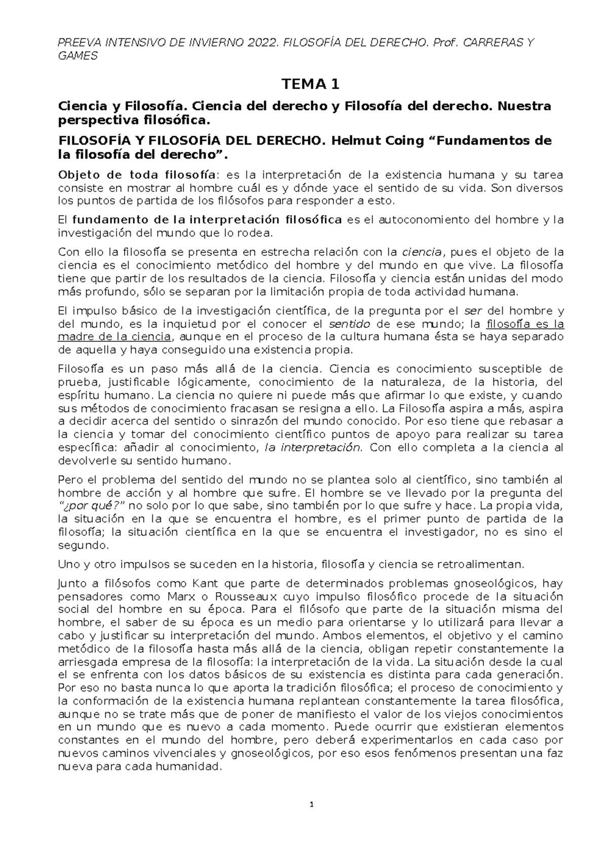 Resumen de Filosofía del Derecho (FD101) - Análisis y Reflexiones - Studocu