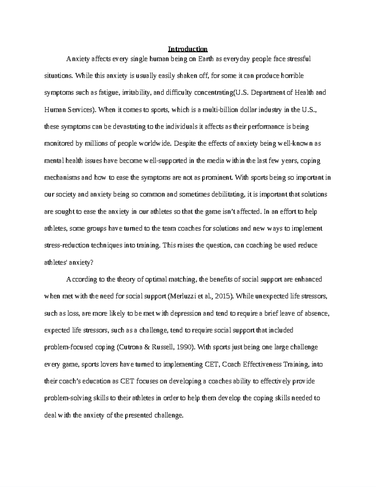 Replication Paper Plus - Google Docs - Introduction Anxiety affects ...