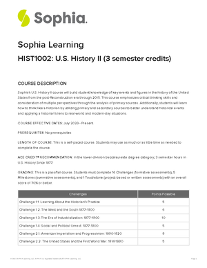 US History II Touchstone 4 - Name: US History II Touchstone 4: Thinking ...