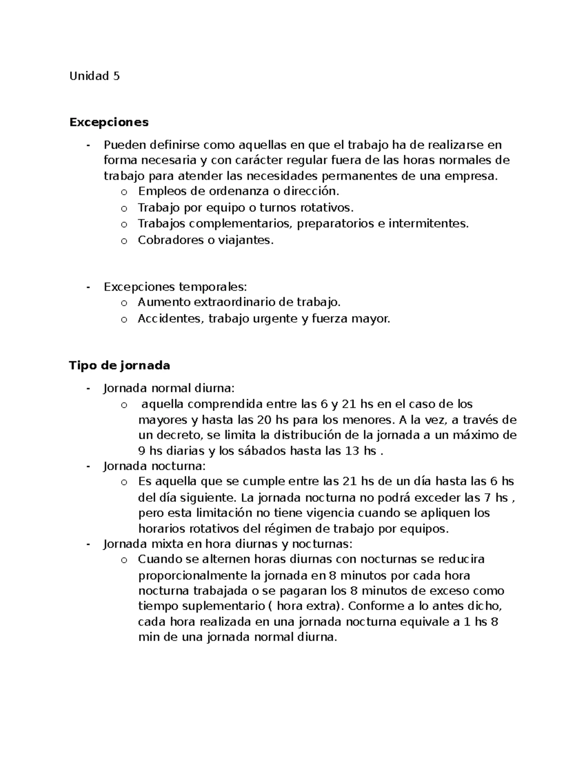 Unidad 2 - Apuntes de Clase sobre Derecho Laboral y Fuentes Jurídicas ...