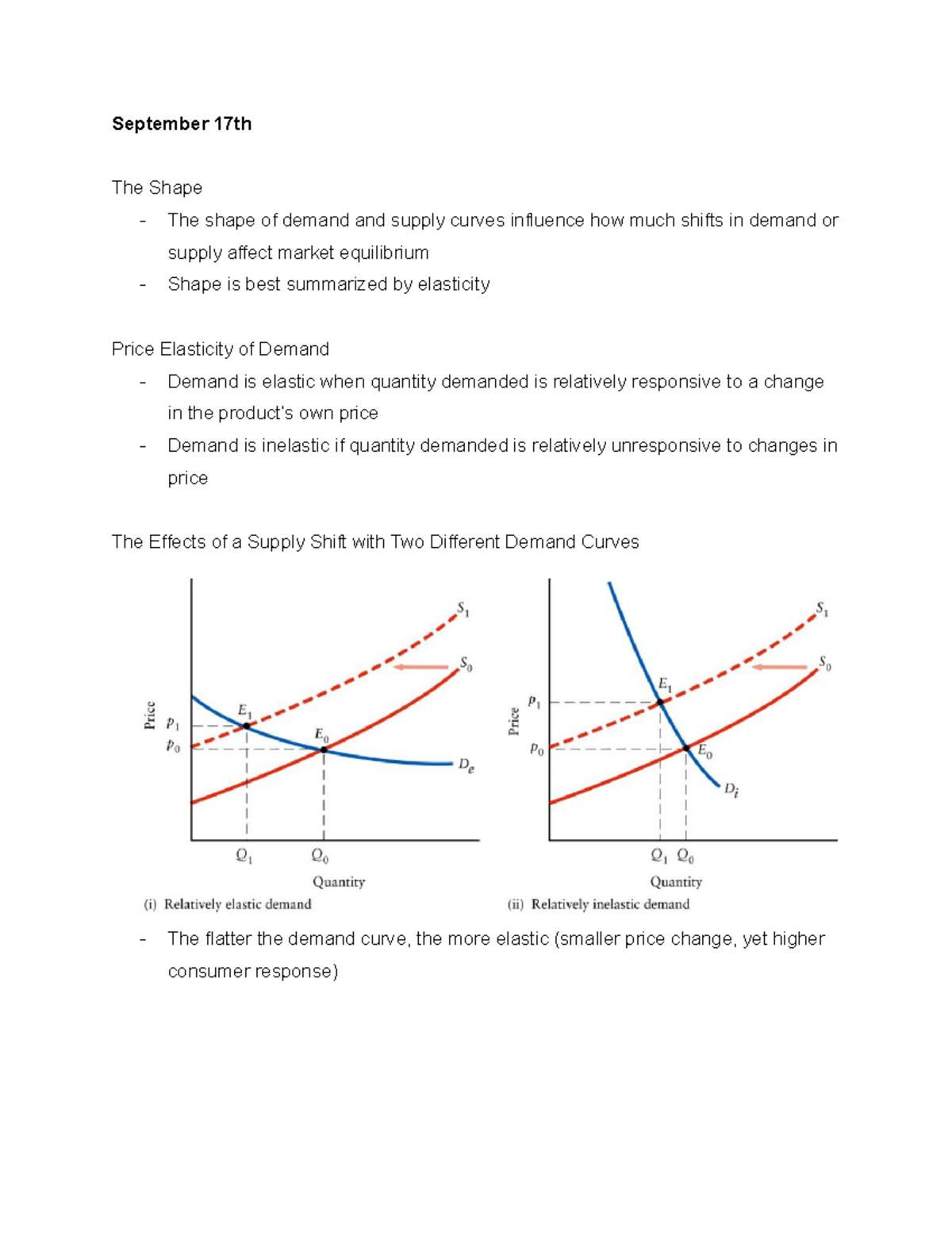 Chapter #4: Demand and Supply Curves - Elasticity Insights - Studocu