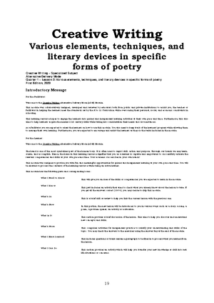 [Solved] Write an poem with 5 figurative speech - Creative Writing (Eng ...