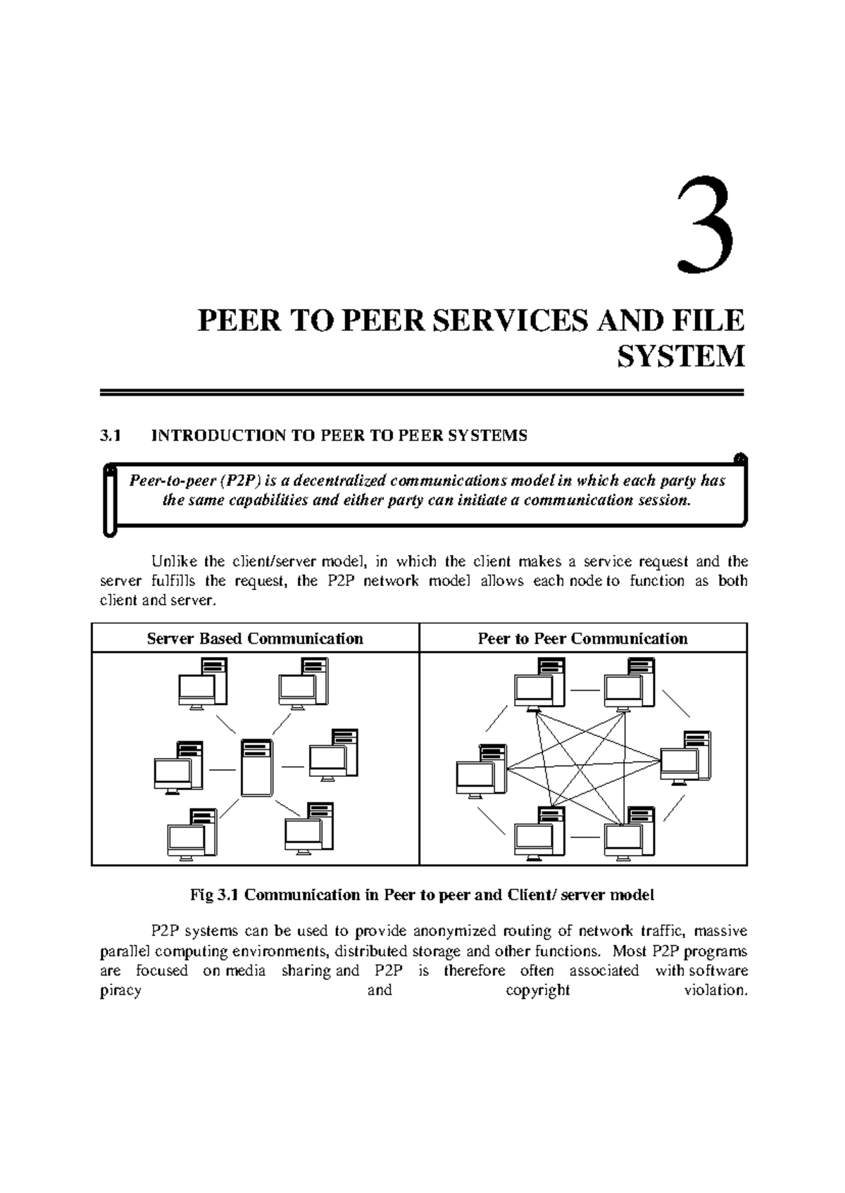 Distributed Systems Lecture Notes: Peer-to-Peer Services Overview 149 ...