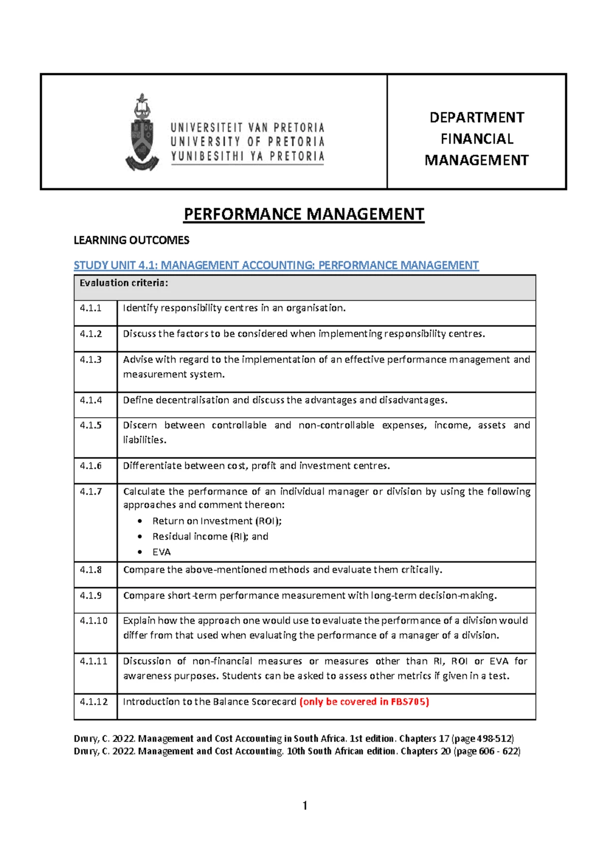 2024 FDM 200 LA 8 Performance Management Lecture Notes & Slides - Studocu