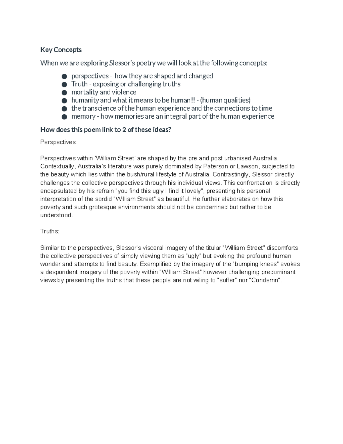 Sleessor poetry theme analysis - Key Concepts When we are exploring ...