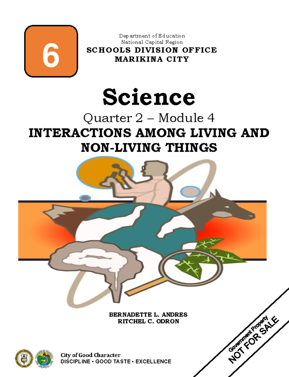 SCI6 Q2 M4 Interactions Among Living and Nonliving Things in Ecosystems ...