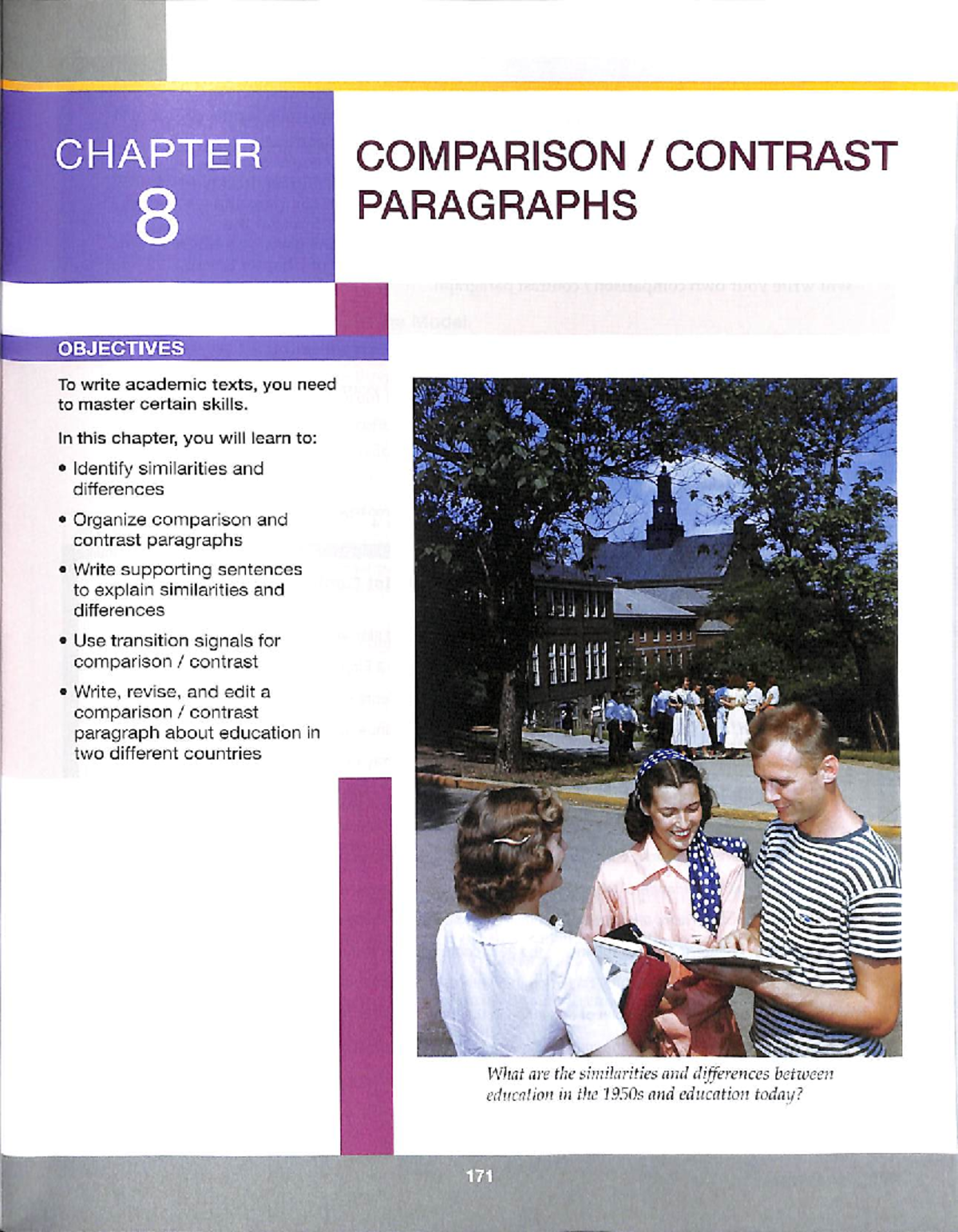 Week 5 - AW - Comparison and Contrast Paragraphs - English Language ...