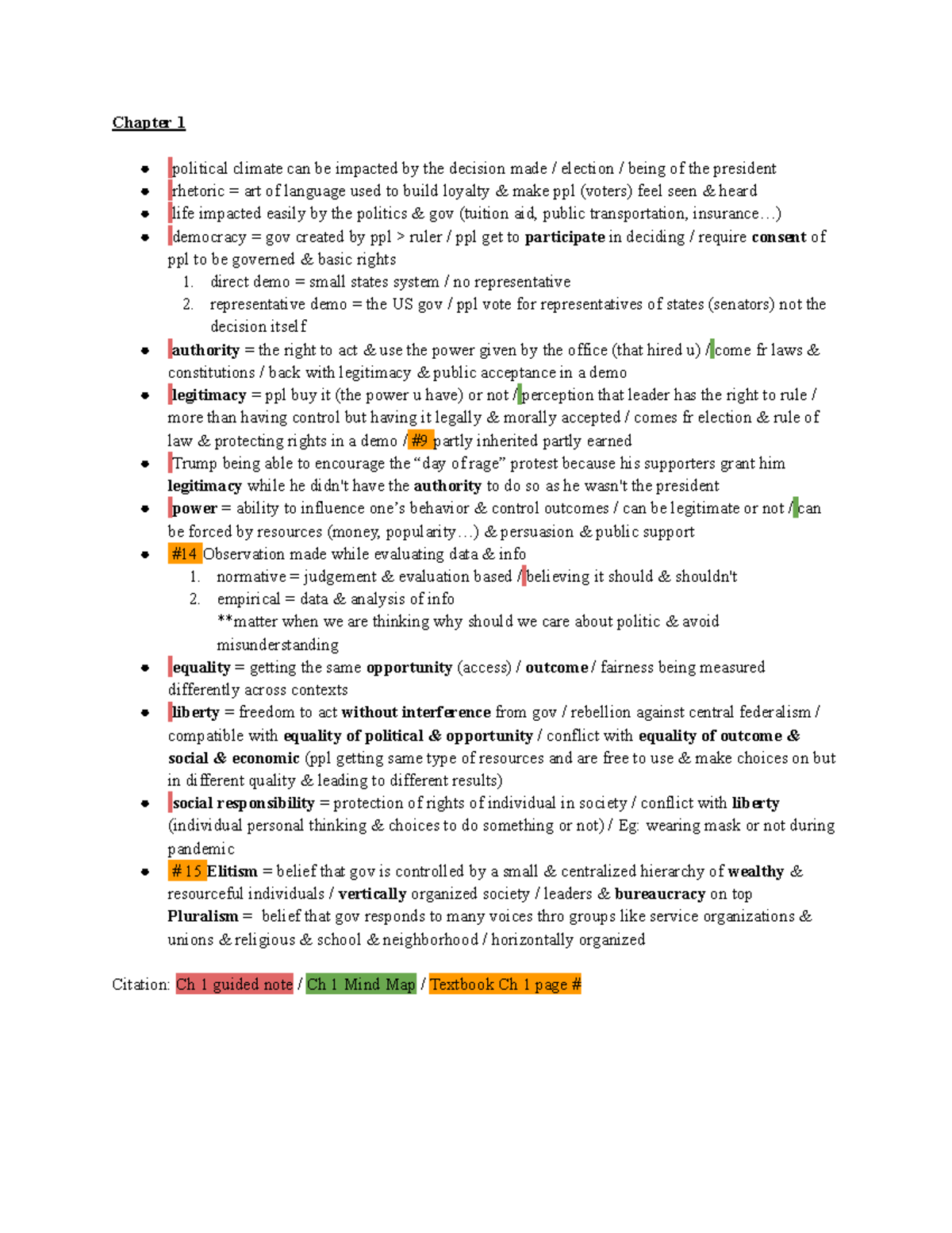 POL 1101 - Final Exam Study Guide: Understanding Political Dynamics ...