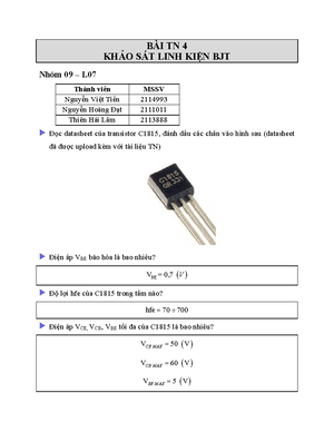 BTL VLBD - vlbd - BỘ GIÁO DỤC VÀ ĐÀO TẠO TRƯỜNG ĐẠI HỌC BÁCH KHOA TP ...
