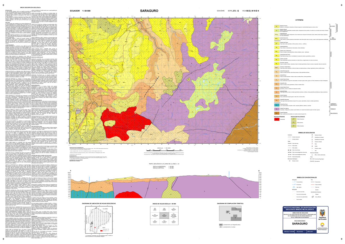 Hoja Geológica Saraguro: Estudio de Recursos Minerales y Formación Jubones (QC - Document Preview