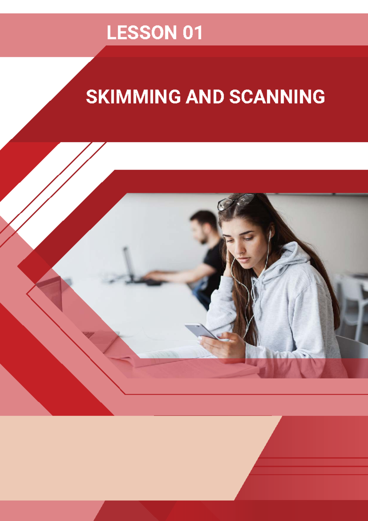 LESSON 01: SKIMMING AND SCANNING STRATEGIES FOR IELTS ARENA I - Studocu