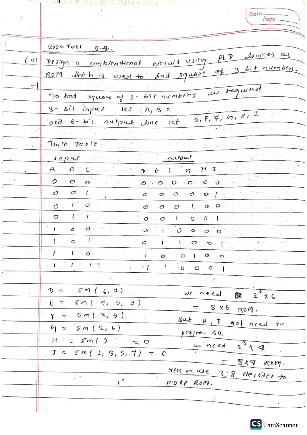 CS 2020: Combinational Circuit Design and Implementation Notes - Studocu