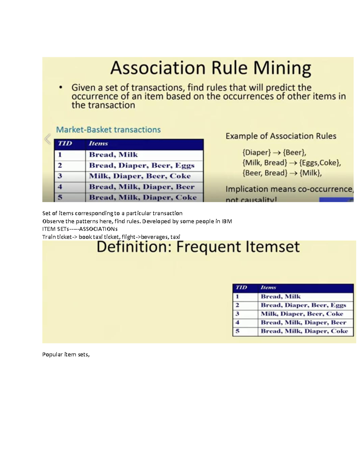 Module 2: Association Rule Mining - Apriori Algorithm Insights - Studocu