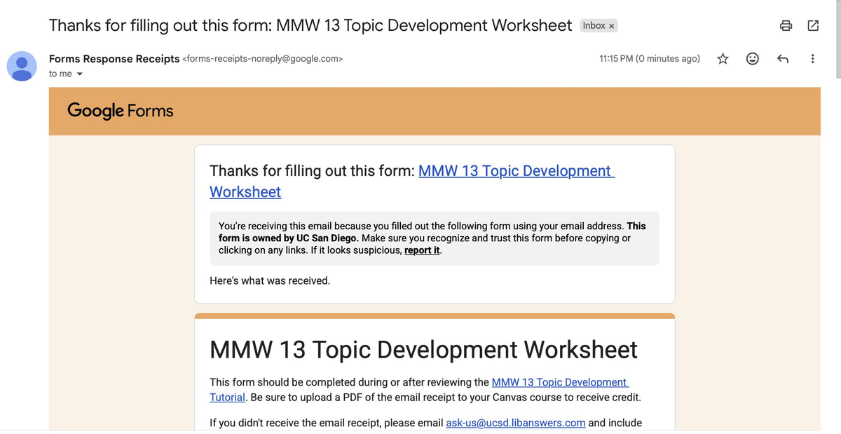 MMW 13 Topic Development Worksheet Instructions and Submission Guide ...