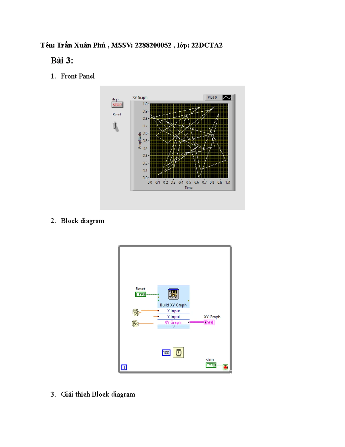Bài Tập Thực Hành 4: Front Panel, Block Diagram & Signal Analysis ...