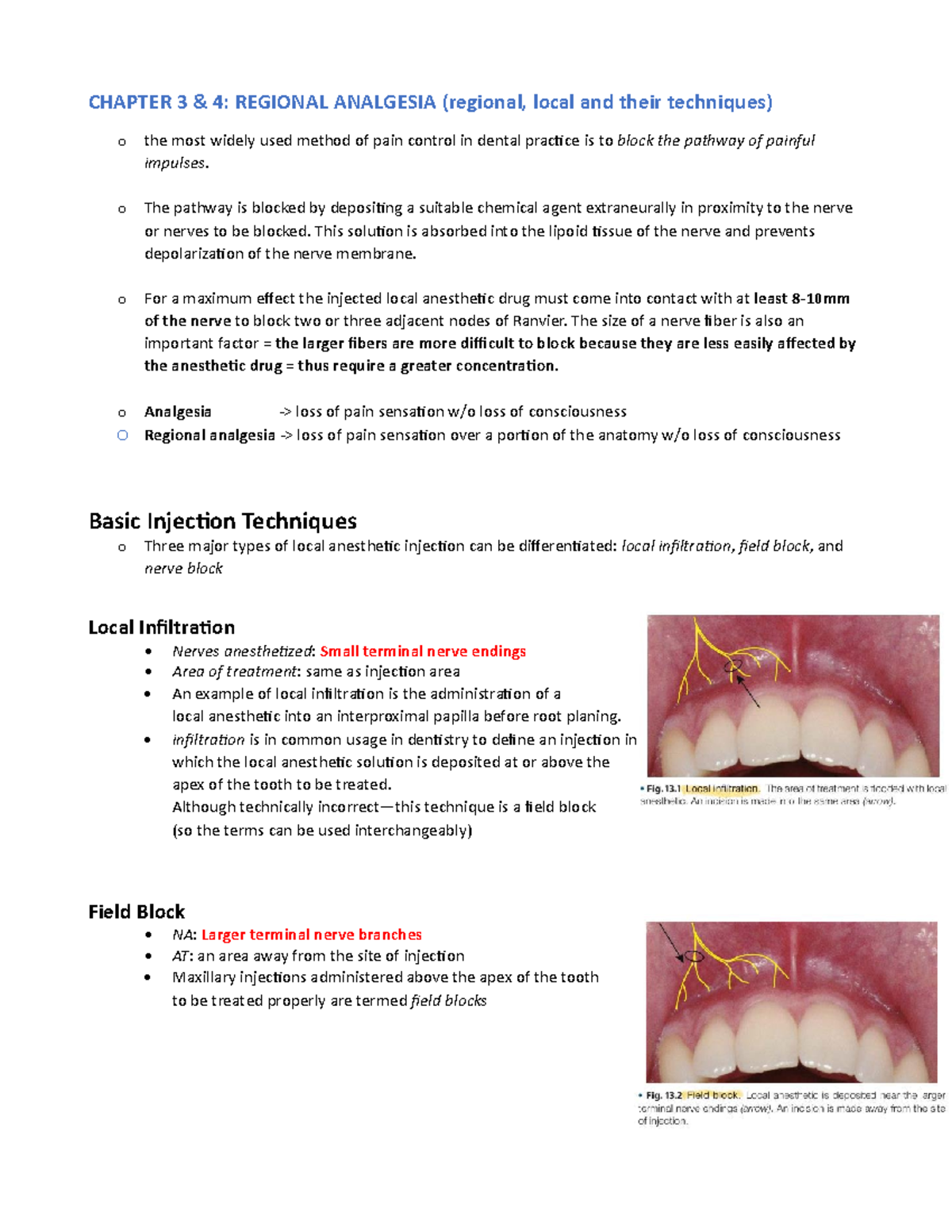 Chapter 3 and 4 regional local anesthesia - CHAPTER 3 & 4: REGIONAL ...