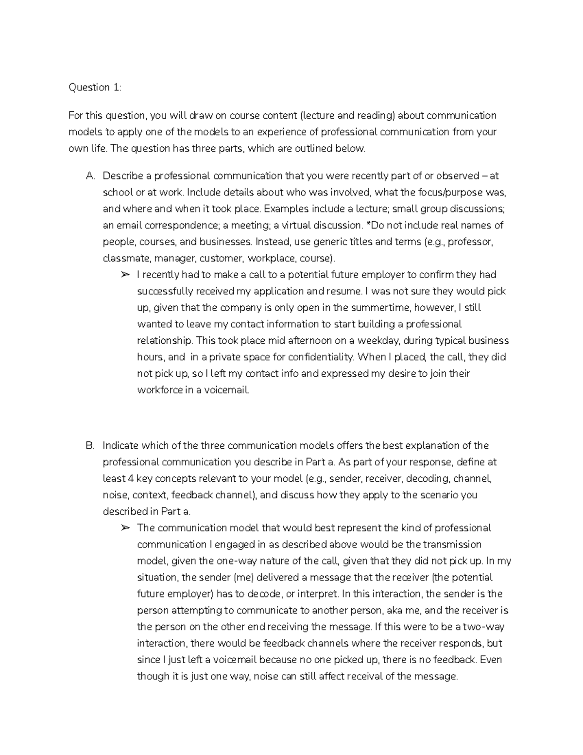Comprehension Assignment 1: Communication Models & Social Media ...