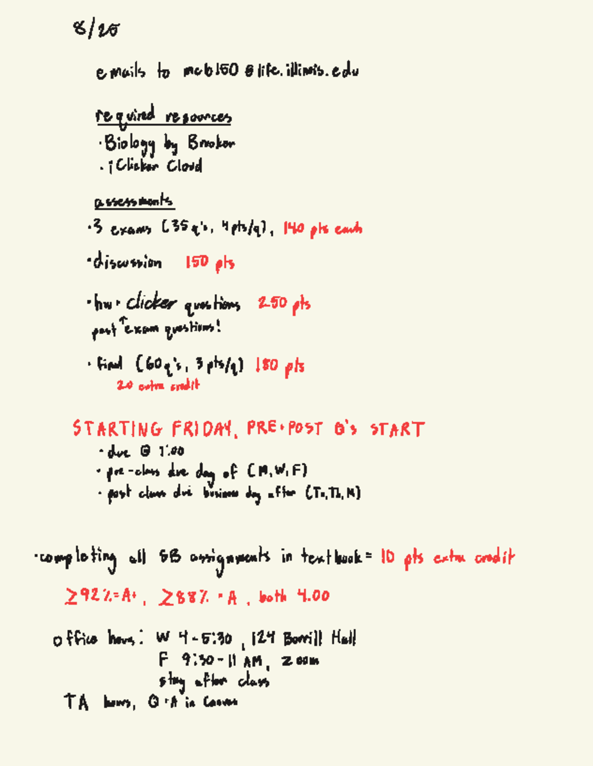 MBC 150: Exam 1 Study Notes on Molecular and Cellular Biology - Studocu