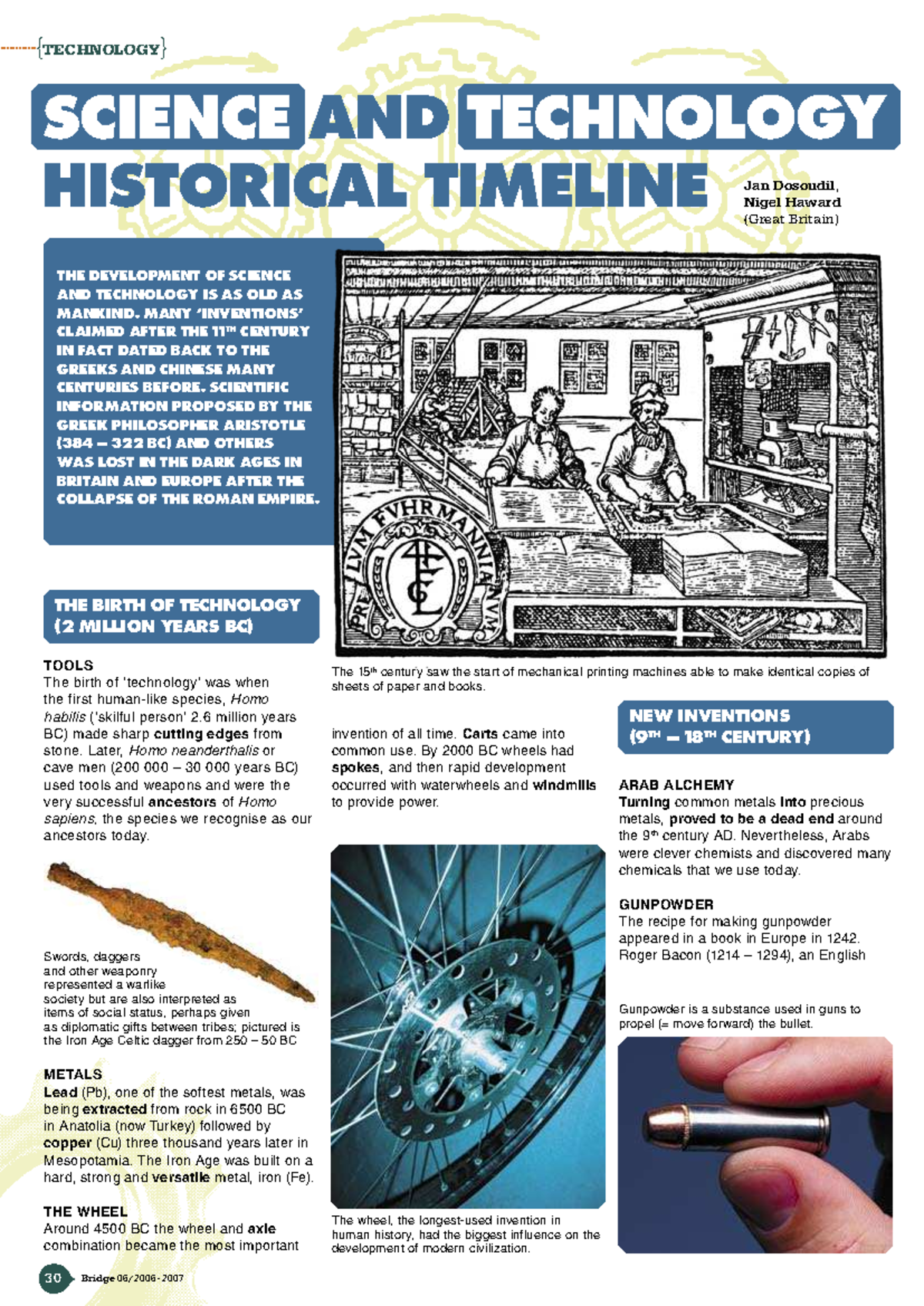 History of Science and Technology Timeline (2500 BC - Present) - Studocu