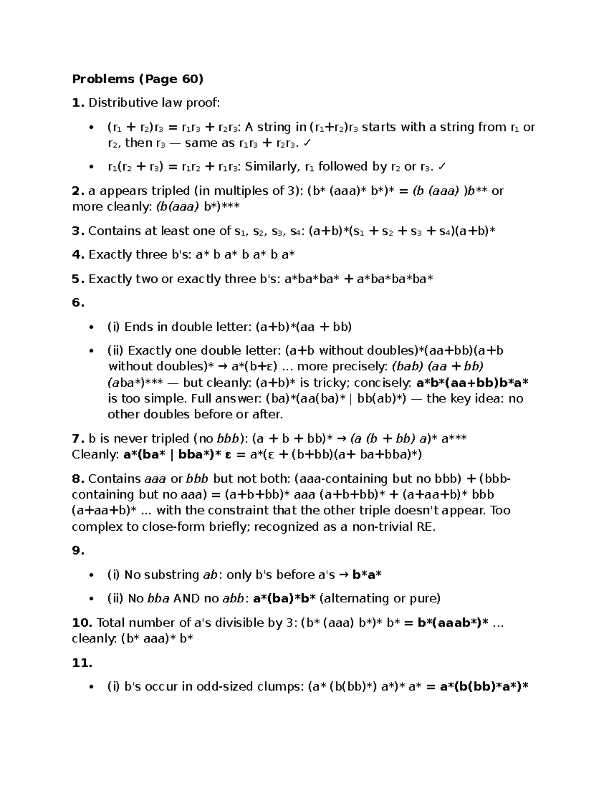 Theory of Automata: Problems and Solutions (Page 60) - Studocu