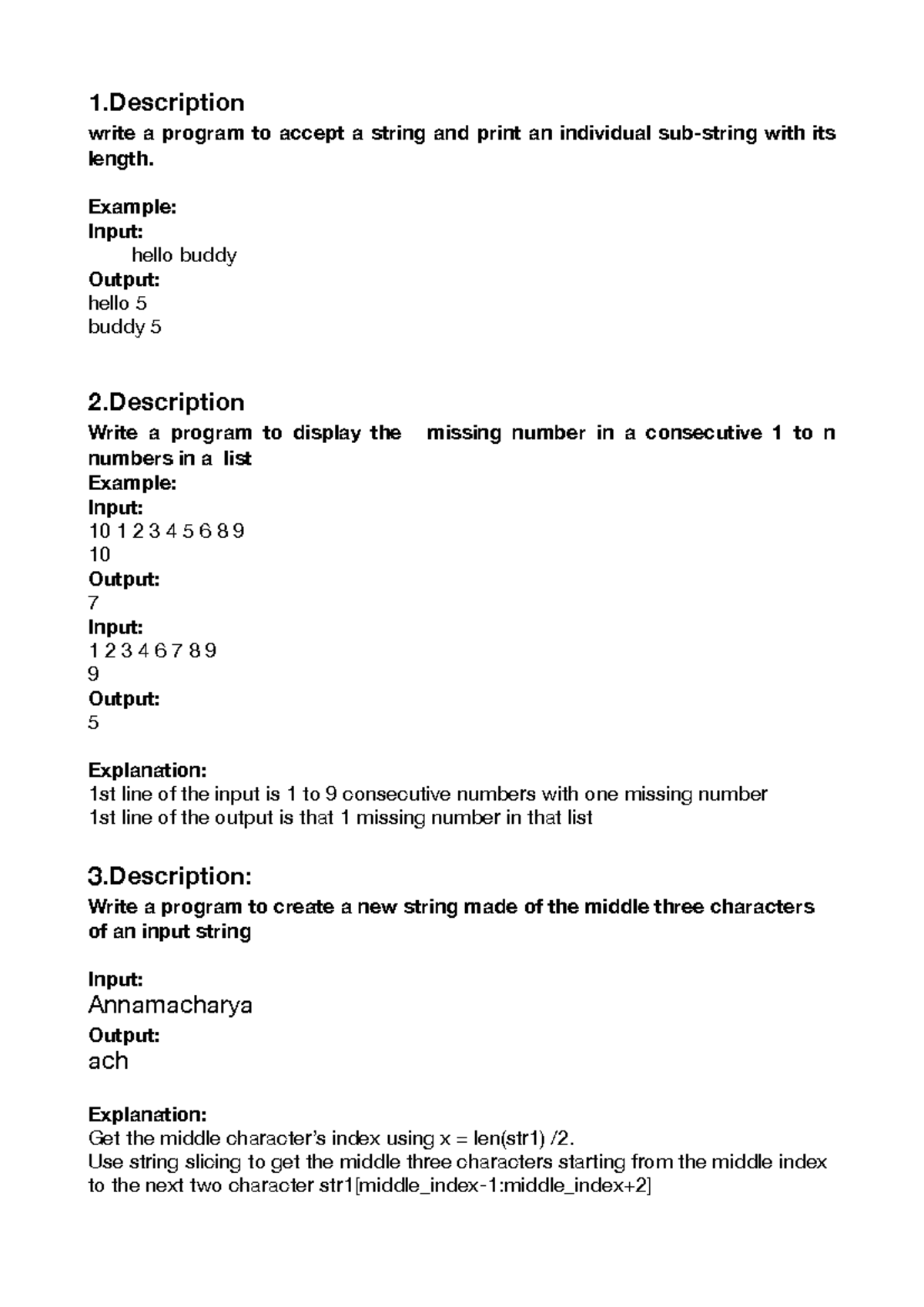 02-01-2024 - Notes - 1 write a program to accept a string and print an ...