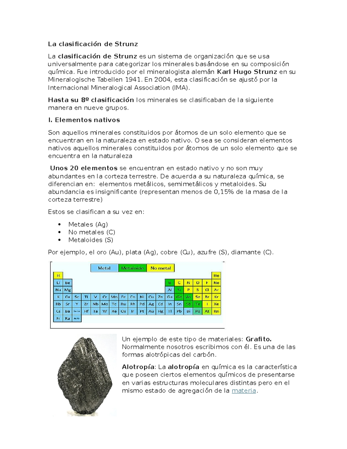 Clasificación de Minerales según Strunz: Esquema Detallado y Ejemplos ...