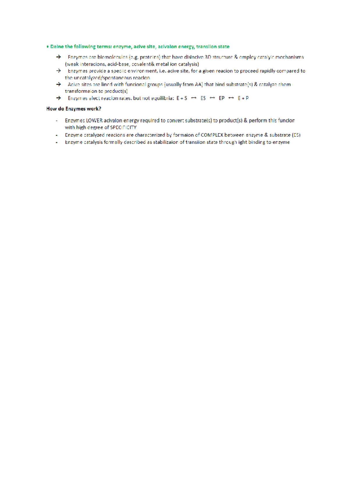 Bio 3 - Lecture notes 2 - BIOL10009 - Studocu