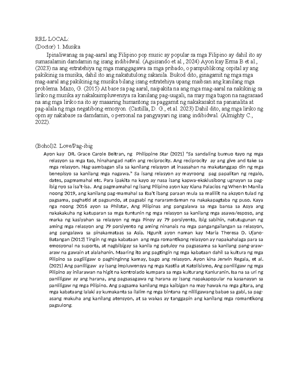 Grade 7-Video Script: Hunger in Barok Lesson Plan (3rd Quarter) - Studocu