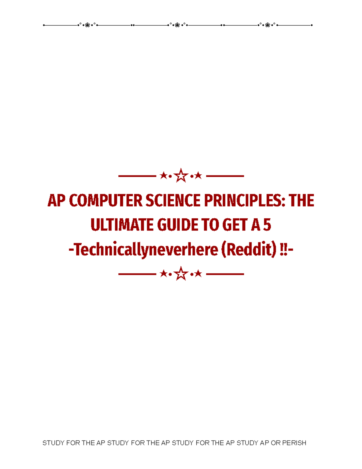 Final Exam Study Guide for Course Code XYZ123: Key Concepts and Topics ...