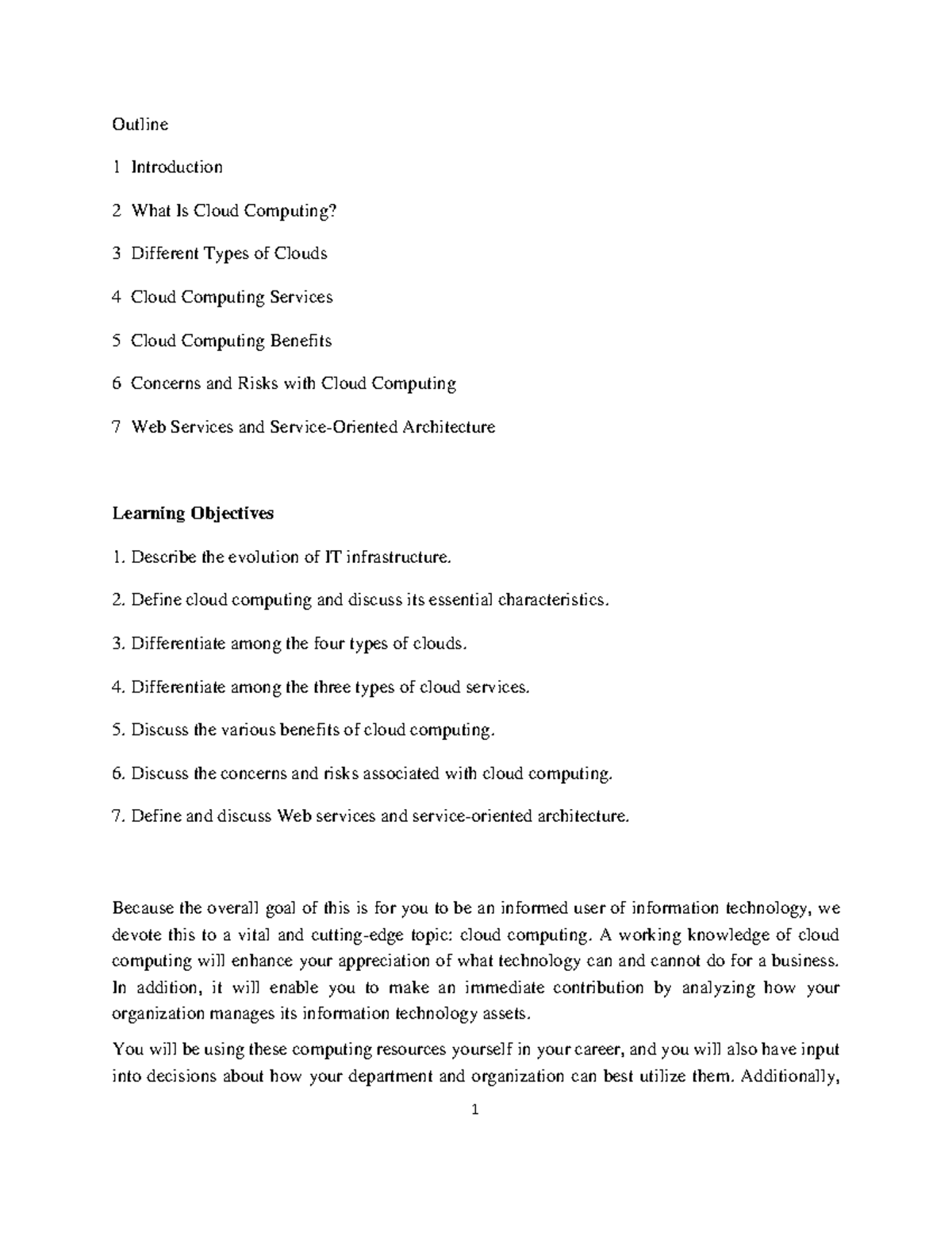 Cloud Computing Lecture Notes (Course Code: IT101) - Studocu