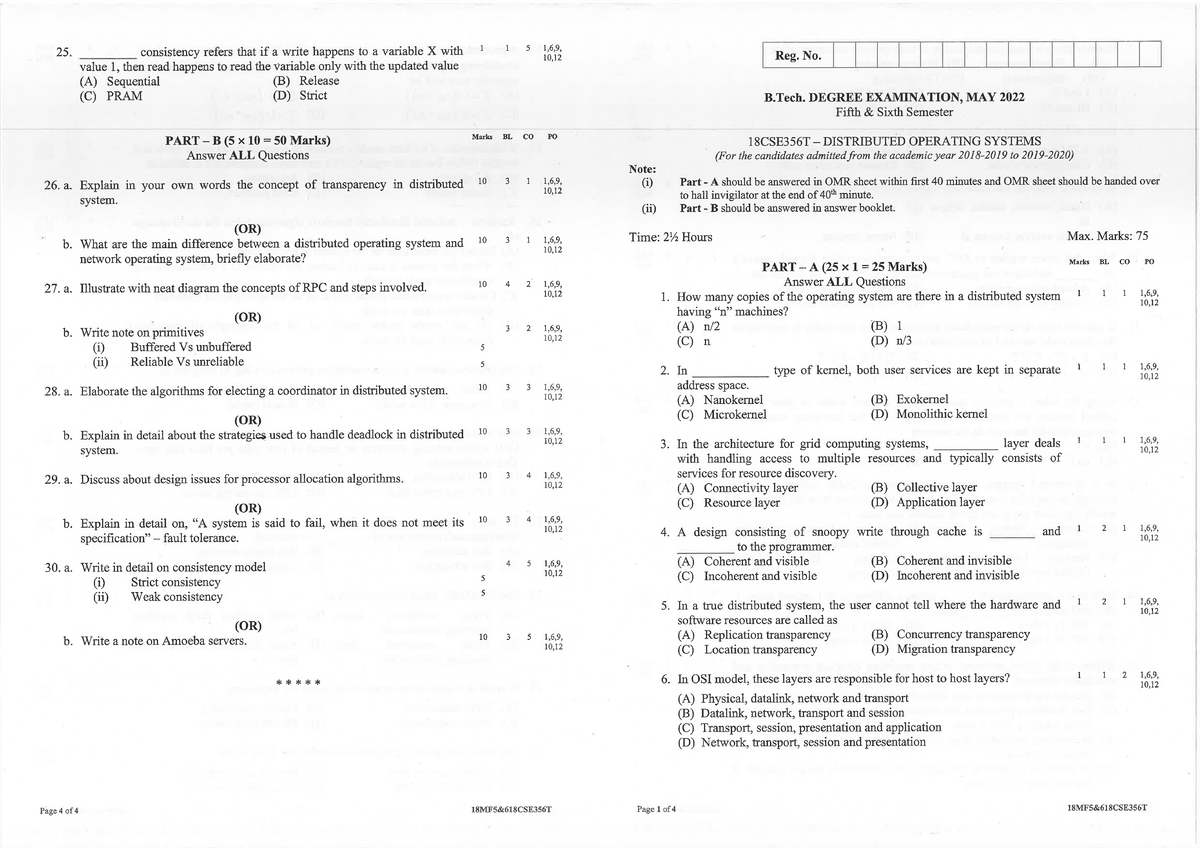 End Semester Exam Review Notes - May 2022 - Studocu