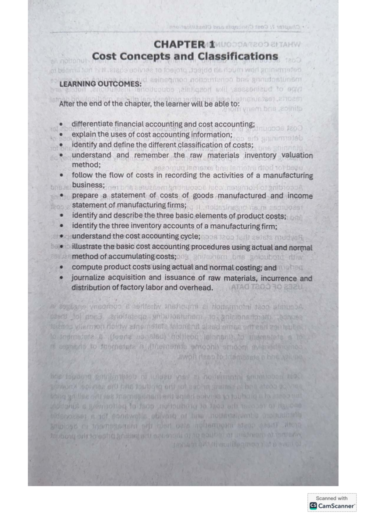 Cost Accounting and Control Chap 1 Rante - Studocu