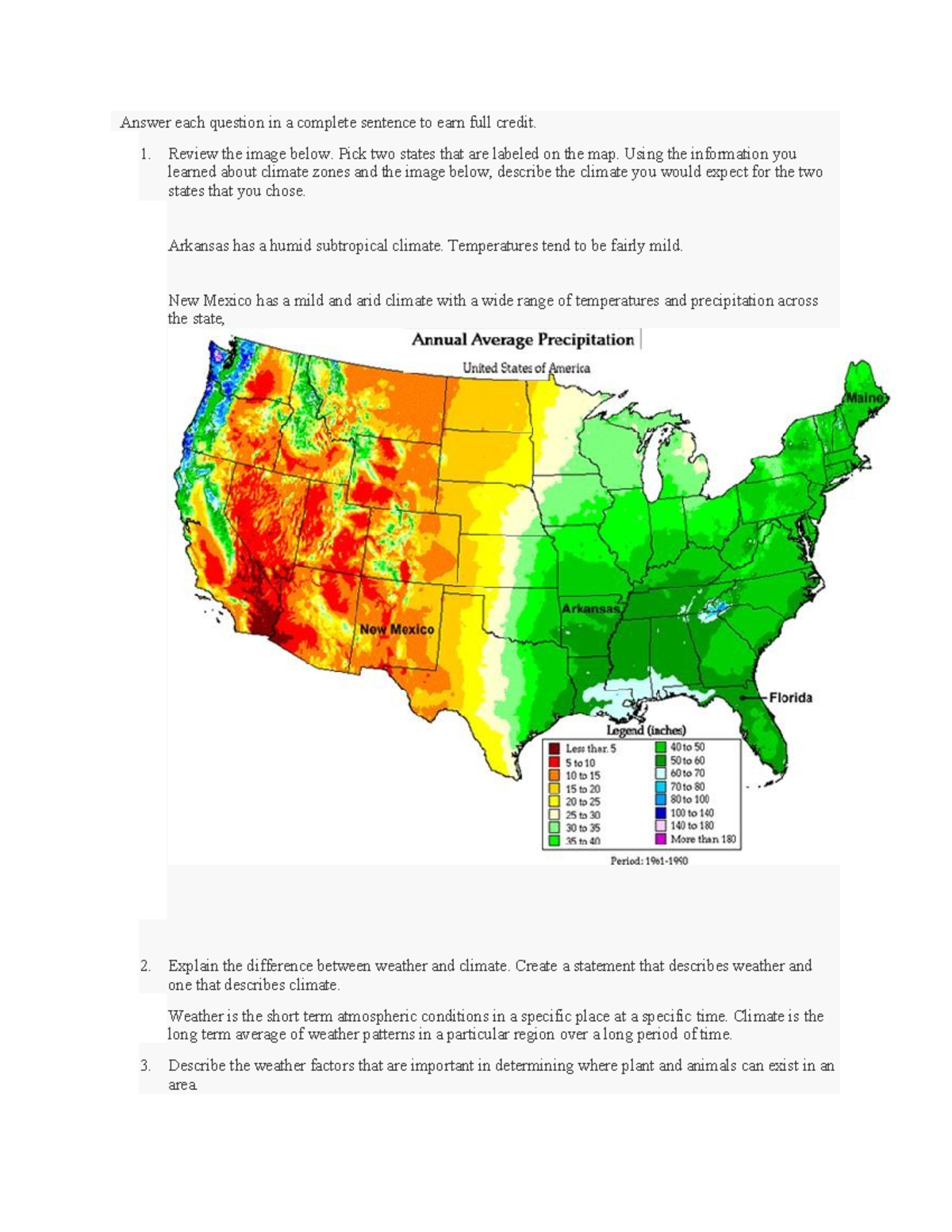 2.03 Weather vs. Climate: Understanding Key Concepts and Data - Studocu